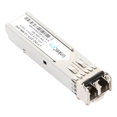 Transceptor Óptico Industrial SFP / Multimodo 850 nm / 1.25 Gbps / 1000BASE-SX / LC/UPC Dúplex / DDM / 550 m (1804.5 ft) / Clase 1 Láser