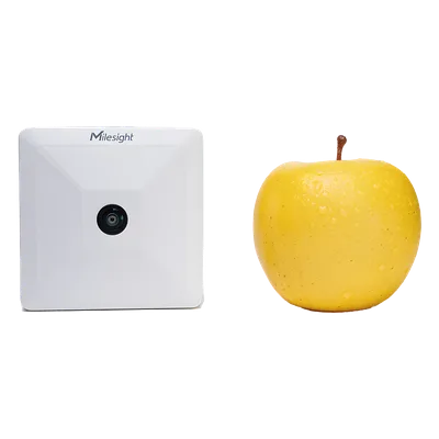 Sensor LoRaWAN de Presencia y Conteo / Precisión 98% / Área 126 m² (1356.3 ft²) / IA con Aprendizaje Profundo / Detección de Trayectorias en U