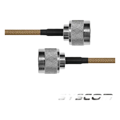 Jumper Coaxial / 60 cm (1.97 ft) / Conectores N Macho / Cable RG142