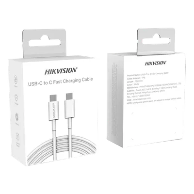 Cable USB-C a USB-C / Carga Rápida 60W / 3A / Transferencia 480 Mbps / Longitud 1 m (3.28 ft) / Materiales TPE y ABS