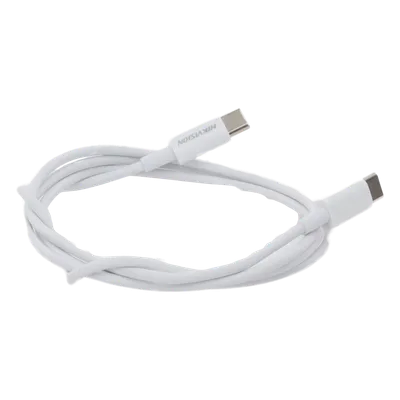 Cable USB-C a USB-C / Carga Rápida 60W / 3A / Transferencia 480 Mbps / Longitud 1 m (3.28 ft) / Materiales TPE y ABS