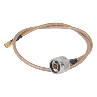 Jumper Coaxial / 60 cm (1.97 ft) / N Macho a SMA Inverso Macho / Hasta 8 GHz / Cable LP142