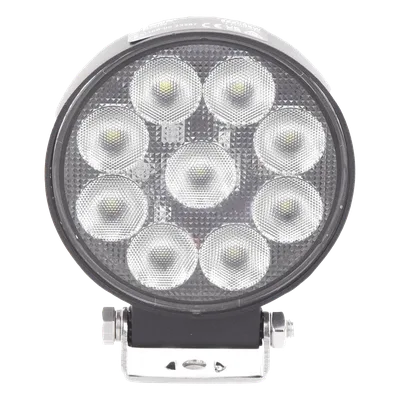 Luz de Trabajo LED / 9 LEDs / 1180 Lúmenes / 12-24 VCD / Haz Amplio / Carcasa de Aluminio
