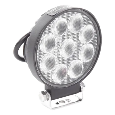 Luz de Trabajo LED / 9 LEDs / 1180 Lúmenes / 12-24 VCD / Haz Amplio / Carcasa de Aluminio