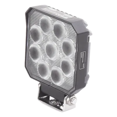 Luz de trabajo / 9 LED / 1050 lm / 12-24 Vcd / 130x101x37 mm / 5.1x4.0x1.5 in