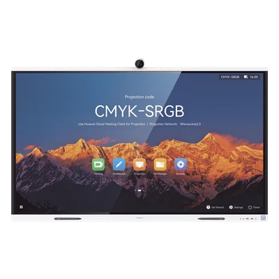 Pantalla Interactiva / 65" / 4K UHD / Wi-Fi 6 / Cámara 4K / BYOM / Altavoz 40W / Micrófono 12 m (39.4 ft)