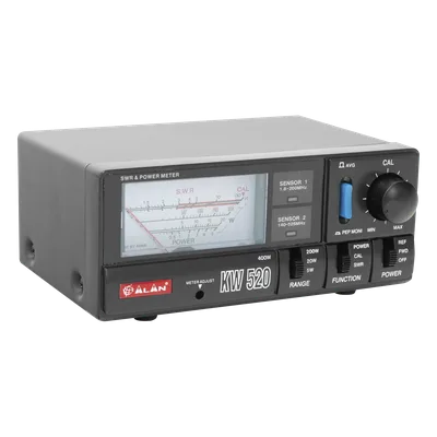 Wattmetro / 1.8-200 MHz y 140-525 MHz / 4 Escalas 5W-400W / Medición SWR / Conectores UHF PL-259