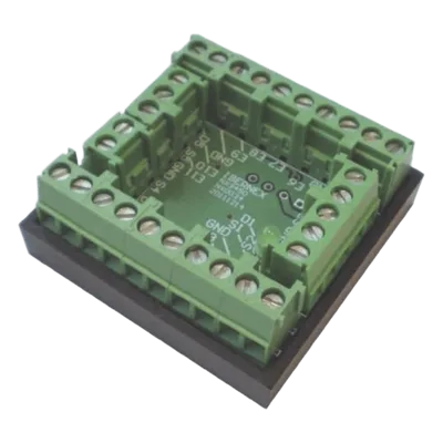 Módulo de Entradas/Salidas Digitales / 11 EN + 5 SAL / Colector Abierto 2A/48VDC / RS485 / 39x39x16 mm / 1.53x1.53x0.63 in