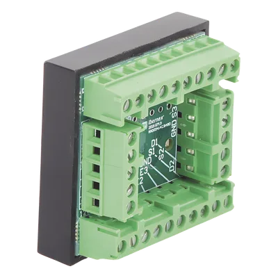 Módulo de Entradas/Salidas Digitales / 11 EN + 5 SAL / Colector Abierto 2A/48VDC / RS485 / 39x39x16 mm / 1.53x1.53x0.63 in