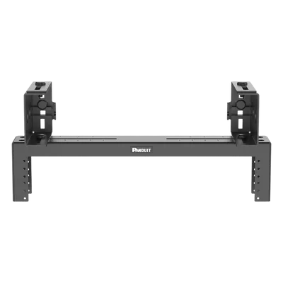 Rack de Distribución Aéreo / 2 UR / Carga 27 kg (60 lb) / Rieles Roscados #12-24 / Profundidad 83 mm (3.3 in) / Montaje Universal