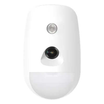 Detector PIR con Cámara Integrada / Full HD 1080p / Detección 12 m (39.4 ft) / Ángulo 85.9° / Inmunidad Mascotas 30 kg / Bus Híbrido