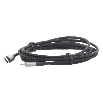 Cable USB-C a USB-C / 2 Metros (6.56 Pies) / 60W PD3.0 / 480 Mbps / Nylon Trenzado / Aluminio