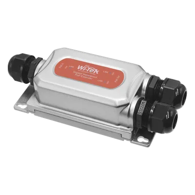 Extensor PoE para Exterior / Entrada 60W / 2 Salidas 30W / 3 Puertos Gigabit / IP68 / -40 a 80 °C (-40 a 176 °F)