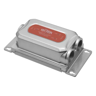 Extensor PoE para Exterior / Entrada 60W / 2 Salidas 30W / 3 Puertos Gigabit / IP68 / -40 a 80 °C (-40 a 176 °F)
