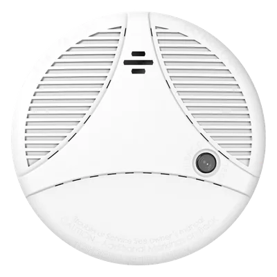 Detector de Gas CO Inalámbrico / Cifrado AES-128 / Buzzer 85 dB a 3 m (9.8 ft) / Batería 10 Años / -10°C a 50°C / Diseño Compacto