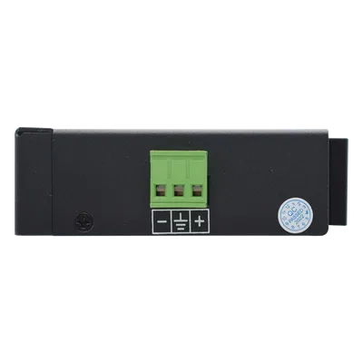 Splitter PoE Industrial / Entrada 90 W 802.3bt / Salida DC Seleccionable 12V/16V/24V/48V / 2 Puertos Gigabit / Protección 6 kV / Riel DIN