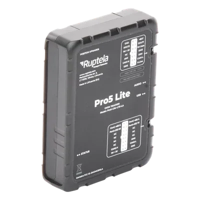 Localizador GPS Vehicular / LTE Cat1 (4G) y GSM 2G / CAN Bus FMS J1708 J1939 / Detección de Jammer con Paro de Motor / BLE 5.0 / 9-32 V DC