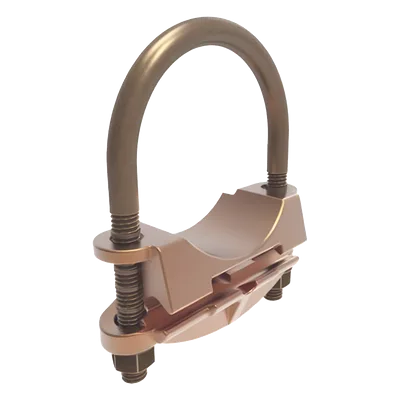 Conector Mecánico para Cable / Calibre 4 a 2/0 AWG / Paralelo o 90° / Tubo 1 1/4" o Varilla 1 3/8" - 1 1/2" / UL467