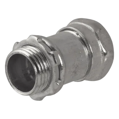 Conector de Compresión / Pared Delgada / 1/2 in / Acero Galvanizado / 1.004 x 1.004 in