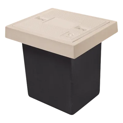 Registro de Telecomunicaciones / 1 Tapa / Resistencia 2.5 Toneladas / Uso Peatonal / Tapa 59.5x59.5 cm / Impermeable