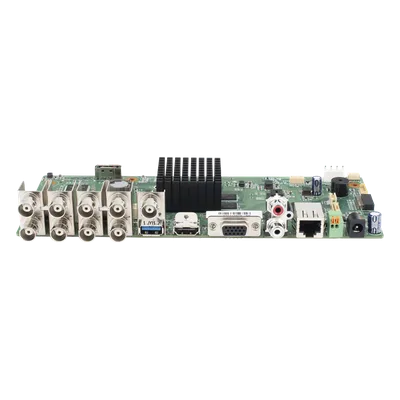Tarjeta Madre de Reemplazo / 8 Canales BNC / HDMI + VGA / 8 Entradas y 4 Salidas de Alarma / RS485