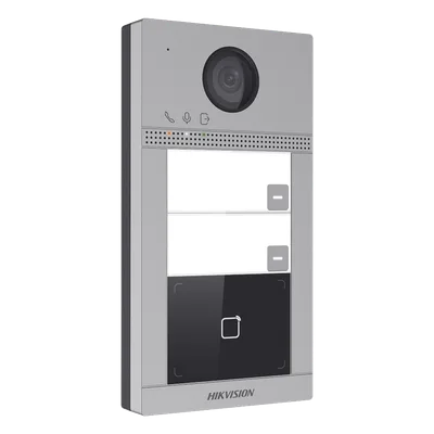 Videoportero IP / 2 Megapixel / PoE / IP65 + IK08 / 2 Departamentos / 2 Puertas / 6 Monitores / 129° / IR 3m (9.84 ft)