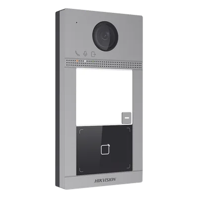 Videoportero IP / 2 Megapixel / PoE / IP65 + IK08 / 1 Departamento / Lector Mifare / 2 Puertas / 6 Monitores / Visión Nocturna IR 3m / Ángulo 129°