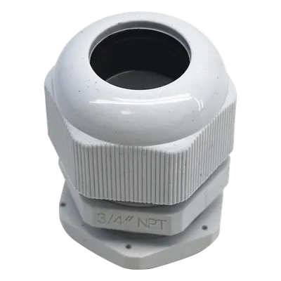 Conector Tipo Glándula / Rosca NPT 3/4" / Rango de Cable 10-16 mm / Plástico Industrial / IP para Ambientes Exigentes