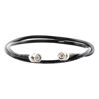 Jumper Coaxial RF / Cable LMR-240 (RG-8/X) / 85 cm / Conectores BNC Macho a BNC Macho / 50 Ohm