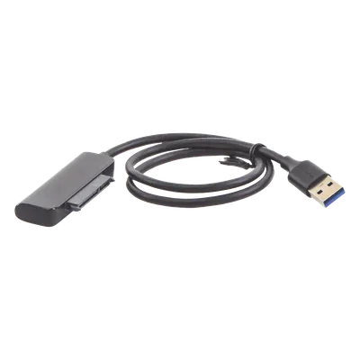 Adaptador SATA a USB / USB 3.0 / SATA III 6 Gbps / HDD y SSD 2.5" hasta 6 TB / UASP / 50 cm (19.7 in)