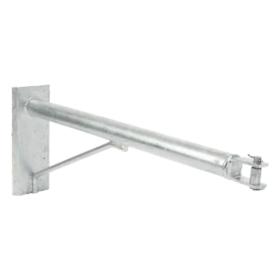 Brazo de Extensión para Fibra Óptica / 60 cm (1.97 ft) / Acero Galvanizado en Caliente / 2.4 kg / Herraje Tipo D / Compatible ADSS, Figura 8