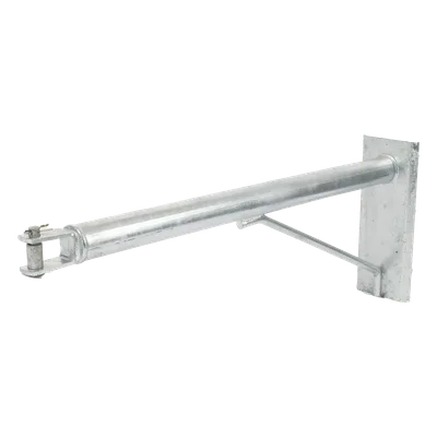 Brazo de Extensión para Fibra Óptica / 60 cm (1.97 ft) / Acero Galvanizado en Caliente / 2.4 kg / Herraje Tipo D / Compatible ADSS, Figura 8