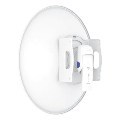 Antena Direccional Tipo Plato / 30 dBi / 5150-6875 MHz / Doble Polarización / Resistencia Viento 200 km/h (124 mph) / Ajuste Elevación ±15°