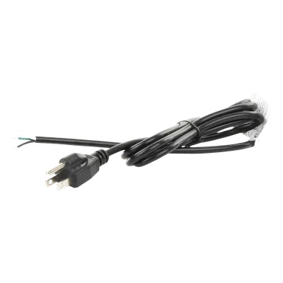 Cable de Alimentación AC / 120-240 Vca / 1.8 m (5.91 ft) / 3 Fases / 18 AWG / Clavija Tipo B / Puntas Libres