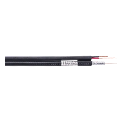 Cable Coaxial RG59 / 305 m (1000 ft) / CCS Siames / 75 Ohm / 60% Blindaje Aluminio / 2x20 AWG / Intemperie