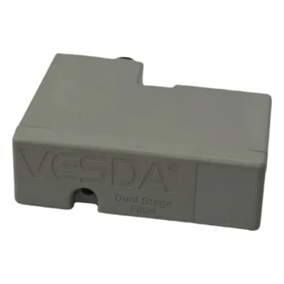 Filtro de Cartucho / Filtrado de Dos Etapas / 90x63x30 mm / 3.5x2.5x1.2 in / Compatibilidad VESDA VLC-VLF-VLP-VLS