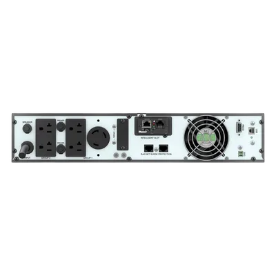 UPS Online Doble Conversión / 3000 VA / 3000 W / Factor de Potencia 1.0 / 120 Vca / 2 UR / 5 Tomas NEMA / Tarjeta de Red Incluida