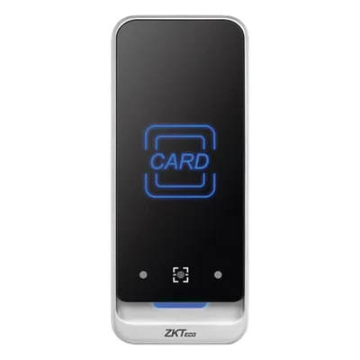 Lector de Código QR y Proximidad / IP65 / Carcasa Metálica / Wiegand 26 Bits / RS485 OSDP / 125 kHz / 16.4 ft