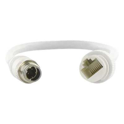 Cable Adaptador M12 a RJ45 / Conector Industrial / Para Sistemas Móviles / Red Ethernet