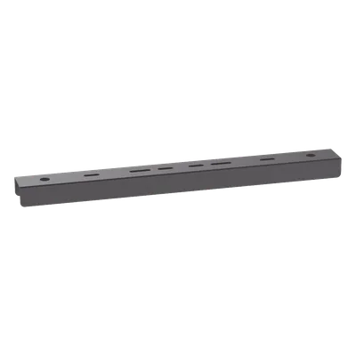 Soporte Tipo Trapecio / Hasta 12 in (305 mm) Ancho / Varilla Roscada 1/2 in / Acero con Recubrimiento en Polvo / Negro