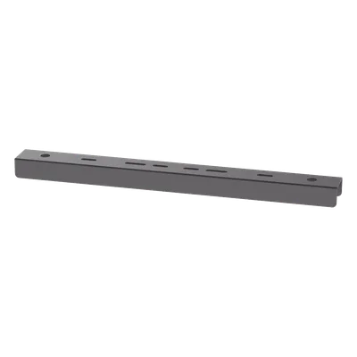Soporte Tipo Trapecio / Hasta 12 in (305 mm) Ancho / Varilla Roscada 1/2 in / Acero con Recubrimiento en Polvo / Negro