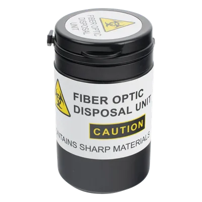 Bote para Deshechos de Fibra Óptica / 75 mm x 43 mm / PE / 80 ml / 2.95 x 1.69 in