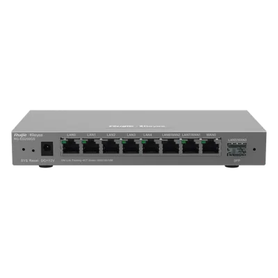 Router Balanceador / 4 Servicios WAN / SD-WAN 80 Mbps / 600 Mbps Rendimiento / 200 Clientes / 16 VLAN / Montaje Rack