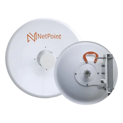 Antena Parabólica Direccional / 36 dBi / 120 cm / 4.9-6.4 GHz / Punto a Punto / Resistencia Viento 150 km/h (93.2 mph)