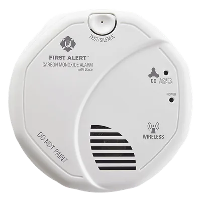 Alarma de Monóxido de Carbono / Sensor Electroquímico / Interconexión Inalámbrica / Alerta de Voz 85 dB / Ubicación por Voz / Alimentación por Batería