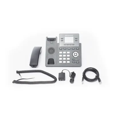 Teléfono IP / 4 Líneas SIP / 2 Cuentas / Gigabit PoE / Pantalla 2.4" Color / Audio HD Opus / 16 Teclas BLF