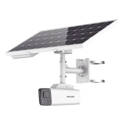 Cámara Bala IP / 4 Megapixel / ColorVu 0.0005 Lux / Luz Blanca 30 m (98.4 ft) / 4G LTE / Panel Solar con Batería 23.2Ah / IP67