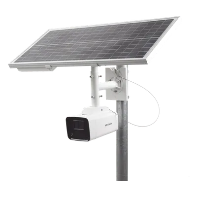 Cámara Bala IP / 4 Megapixel / ColorVu 0.0005 Lux / Luz Blanca 30 m (98.4 ft) / 4G LTE / Panel Solar con Batería 23.2Ah / IP67
