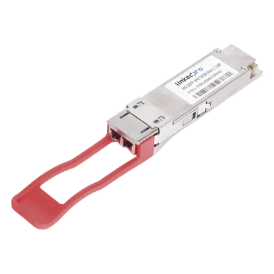 Transceptor Óptico QSFP+ / 40 Gbps / Monomodo 1310 nm / Alcance 40 km / LC/UPC Dúplex / DDM
