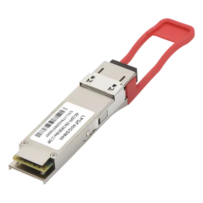 Transceptor Óptico QSFP+ / 40 Gbps / Monomodo 1310 nm / Alcance 40 km / LC/UPC Dúplex / DDM